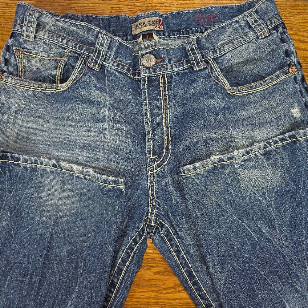VTG Distressed Straight MEK DNM Jeans